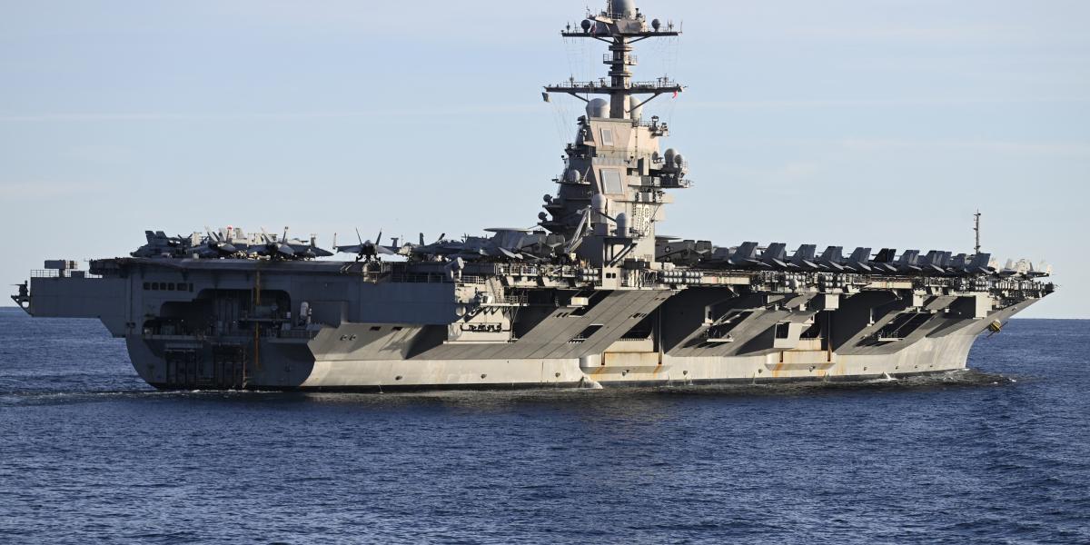 A venezuelai partokhoz vezényelt USS Gerald R. Ford a világ legnagyobb repülőgép-hordozója