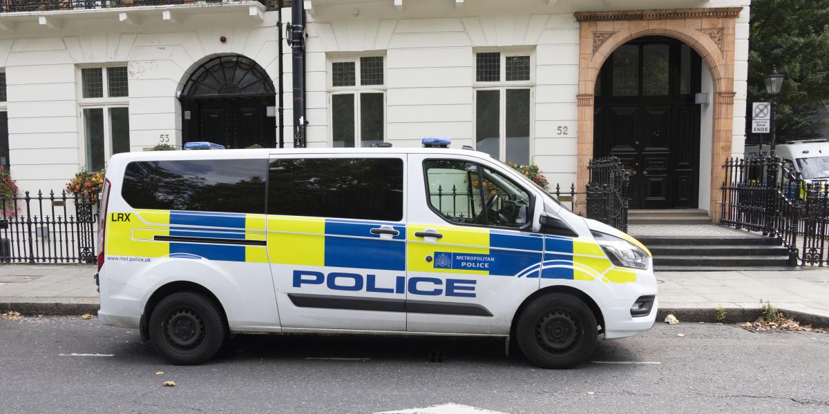 Rendőrautó Londonban. Képünk illusztráció. 