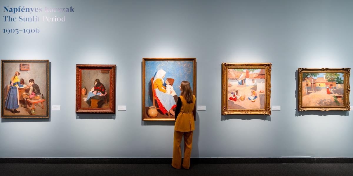 A Napfényes korszak műveinek fő témája is a tisztes szegénység és a paraszti élet
