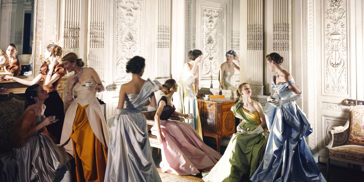 Cecil Beaton egyik divatfotója, amely 1948-ban készült