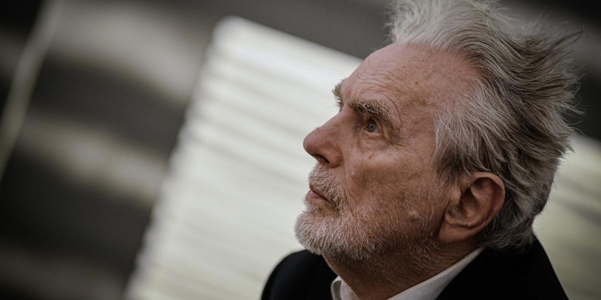 Tót Endre a Magyar Nemzeti Galéria kabinetkiállításának megnyitóján