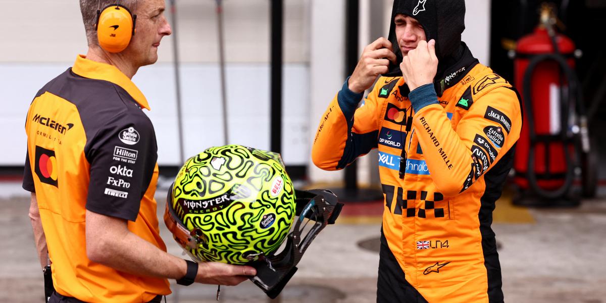 Az időmérőn Lando Norris volt a leggyorsabb, idén már hatodszor