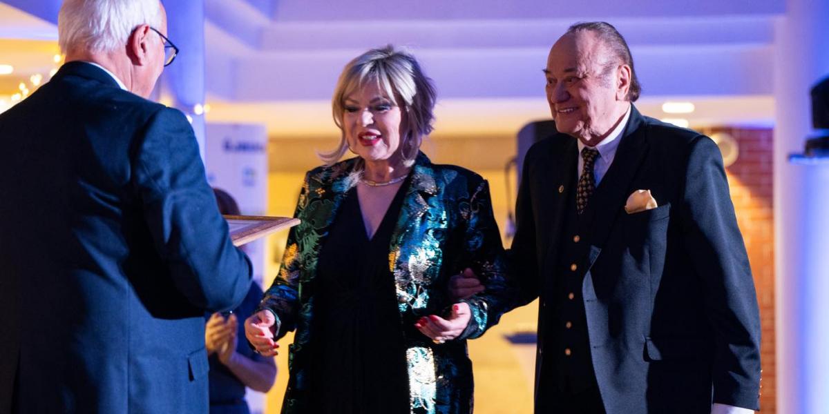 Korda György és Balázs Klári a díjátadón 