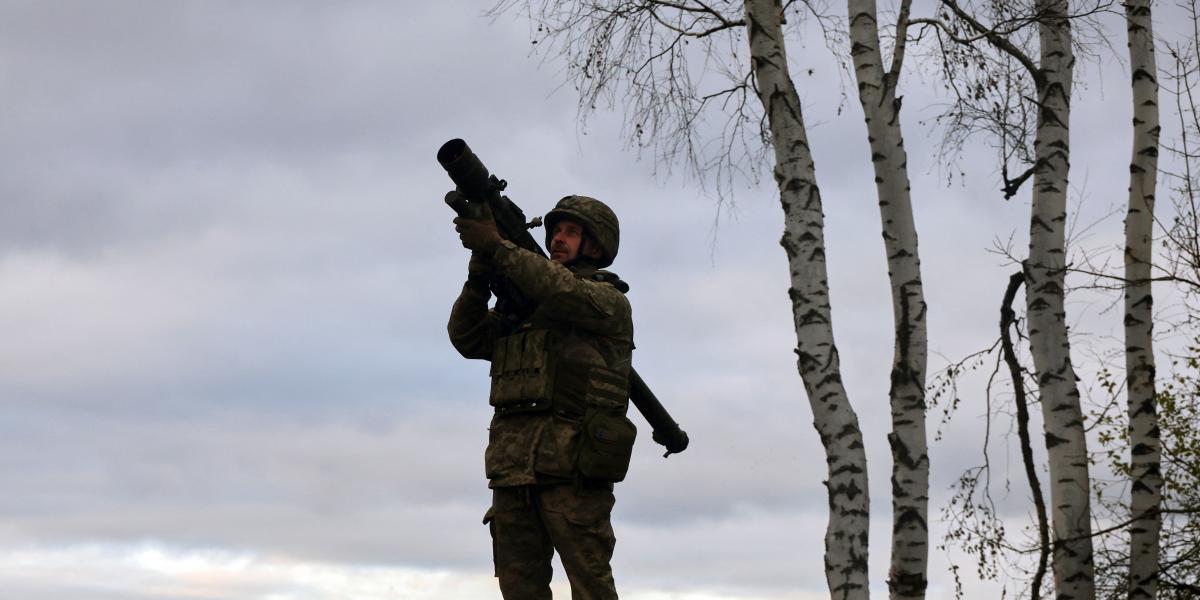 Ukrán katona a harkivi régióban - Korábbi felvétel 