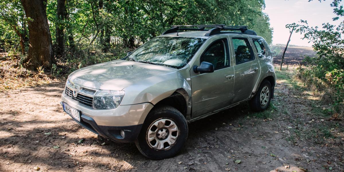 A Dacia Duster Hatvanpusztán szeptember 27-én.