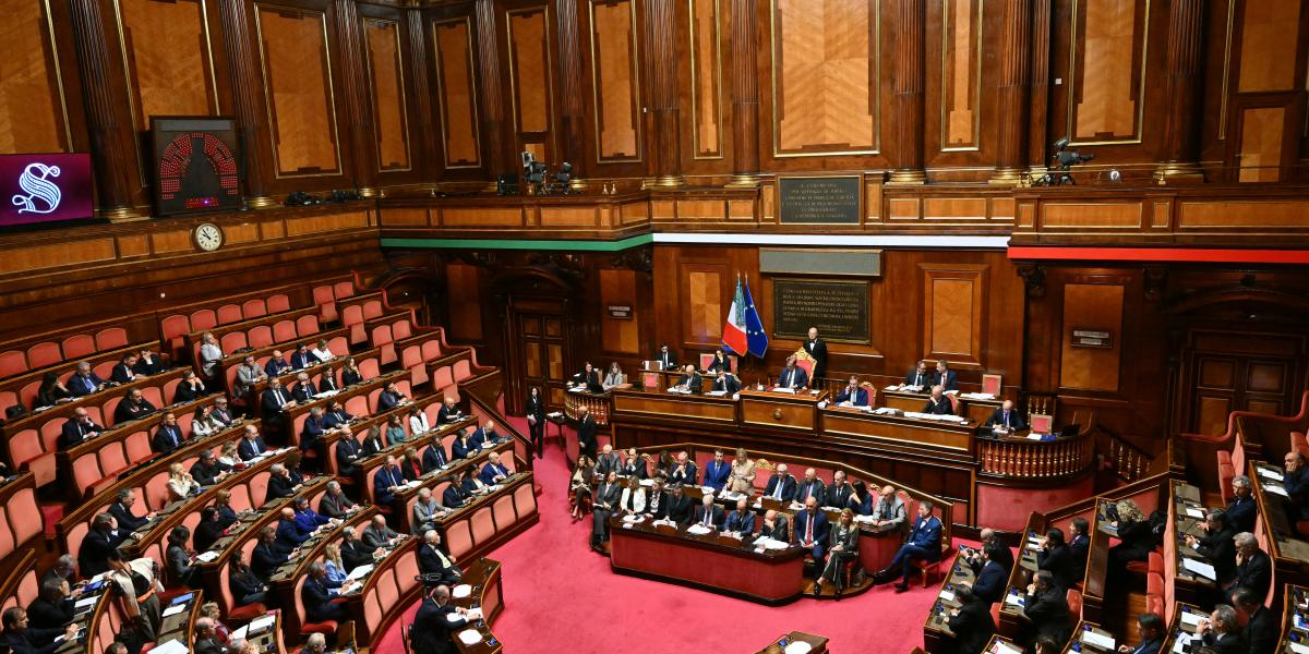 Illusztráció: Az olasz parlament egy korábbi ülése 