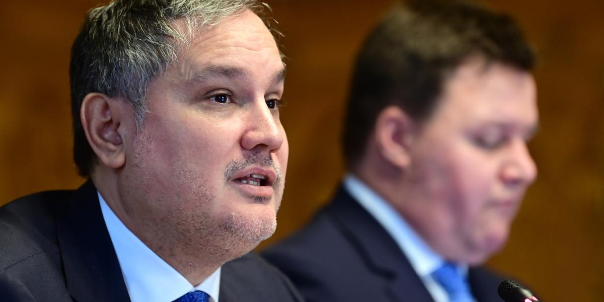 Nagy Márton az Országgyűlés gazdasági bizottságának meghallgatásán november 27-én