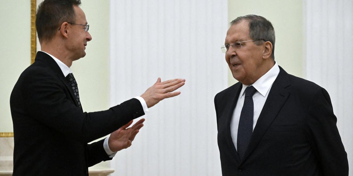 Szijjártó Péter és Szergej Lavrov orosz külügyminiszter november 28-án Moszkvában 