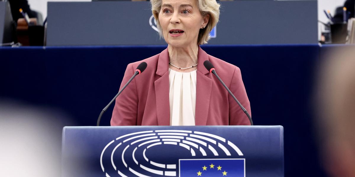 Ursula von der Leyen, az Európai Bizottság elnöke december 17-én.