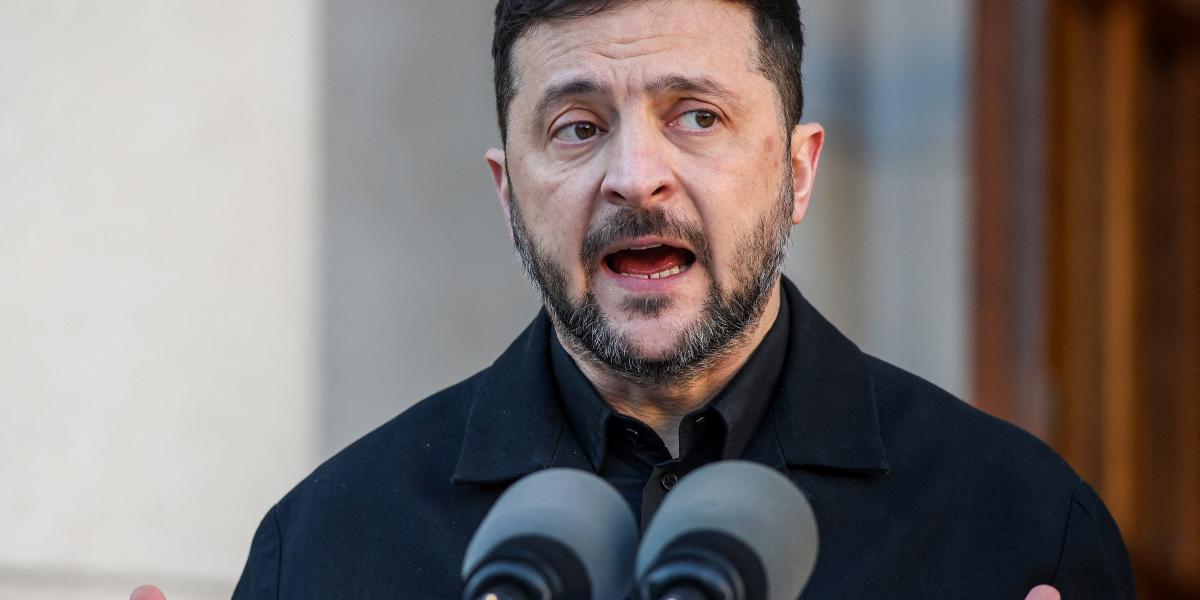 Volodimir Zelenszkij ukrán elnök