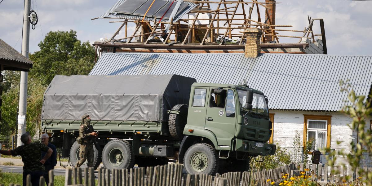 Egy lelőtt orosz drón szeptemberben lebontotta egy lakóház tetejét, és az épületet is lakhatatlanná tette