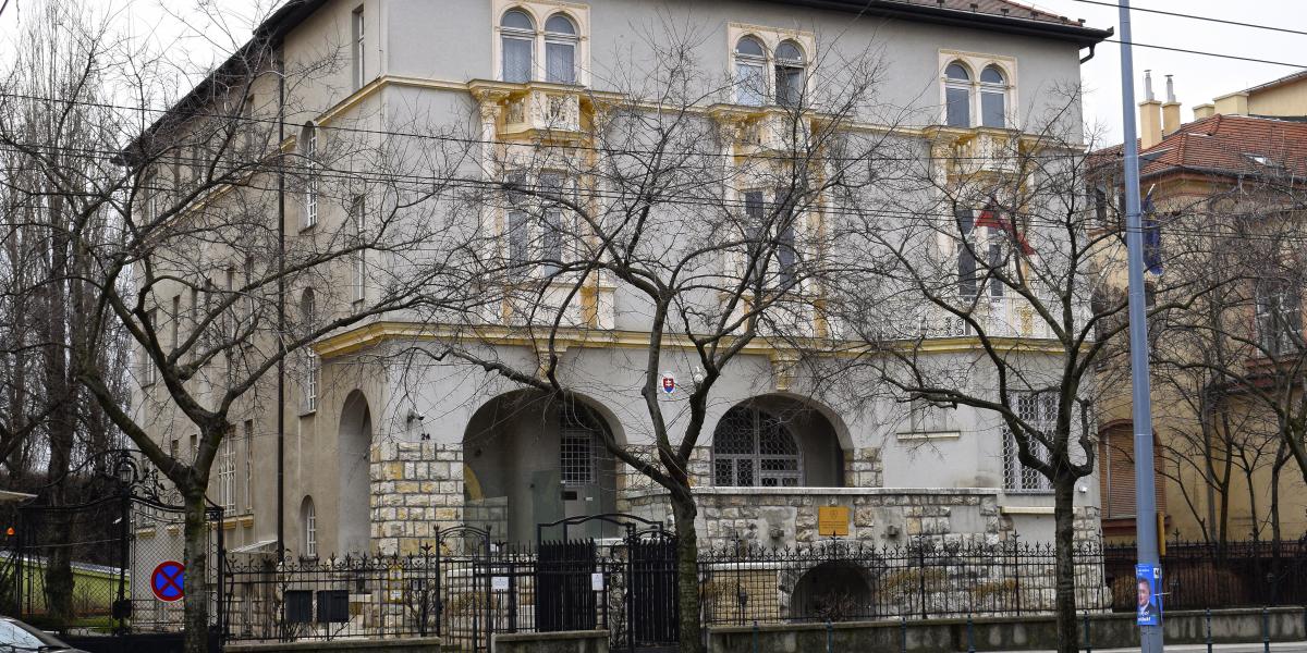 Szlovákia magyarországi nagykövetségének épülete Budapesten
