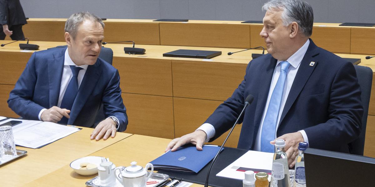 Orbán Viktor és Donald Tusk