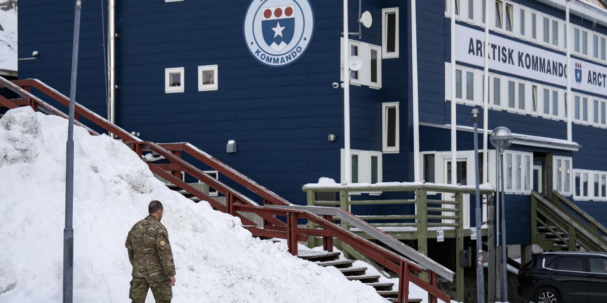 Illusztráció: a dán hadsereg grönlandi bázisa január 15-én 