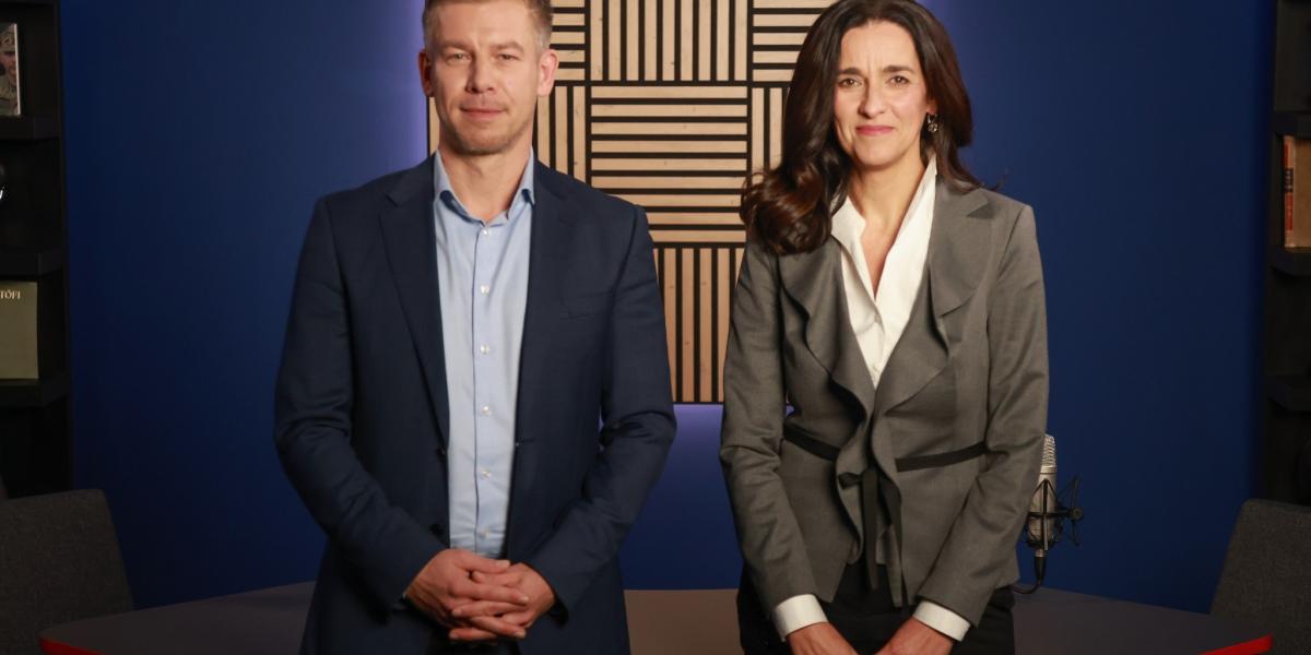 Magyar Péter és Orbán Anita. Utóbbi felel a Tisza külpolitikájáért