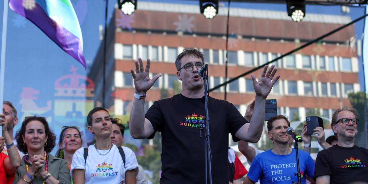 Karácsony Gergely a 2025-ös Pride-on 