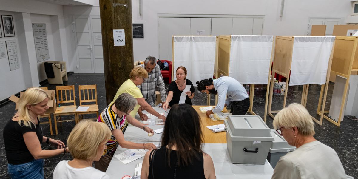 Szavazatszámlálás a 2024-es önkormányzati és EP-választásokon 