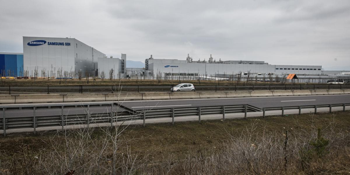 A Samsung gödi gyára