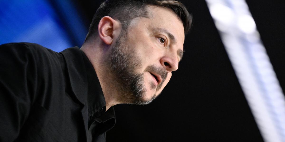 Volodimir Zelenszkij ukrán elnök