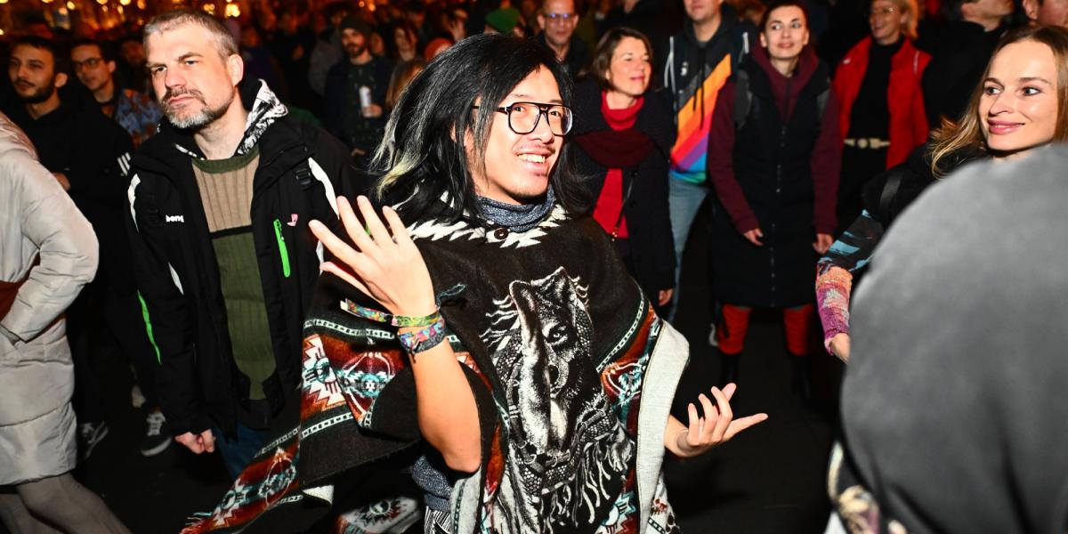 Képünk illusztráció a józan drogpolitikáért tartott 2025. december 6-i tüntetésről