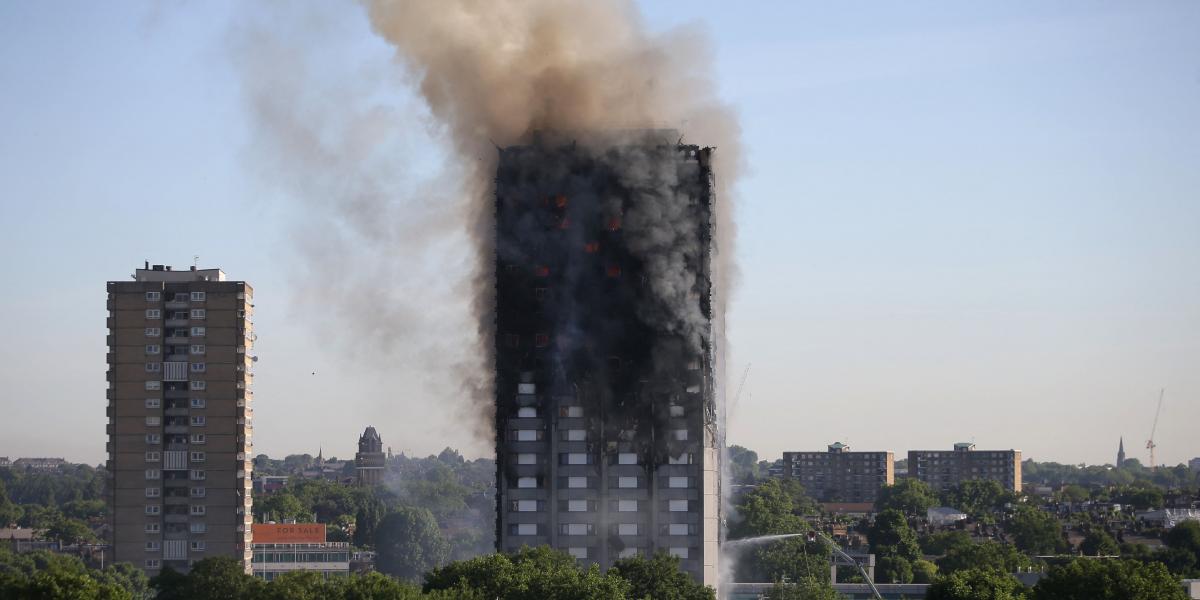 A toronyház 2017. június 14-én 