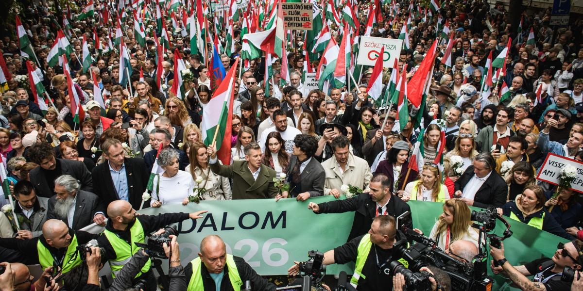 A Tisza Párt októbert 23-ai rendezvénye,. 