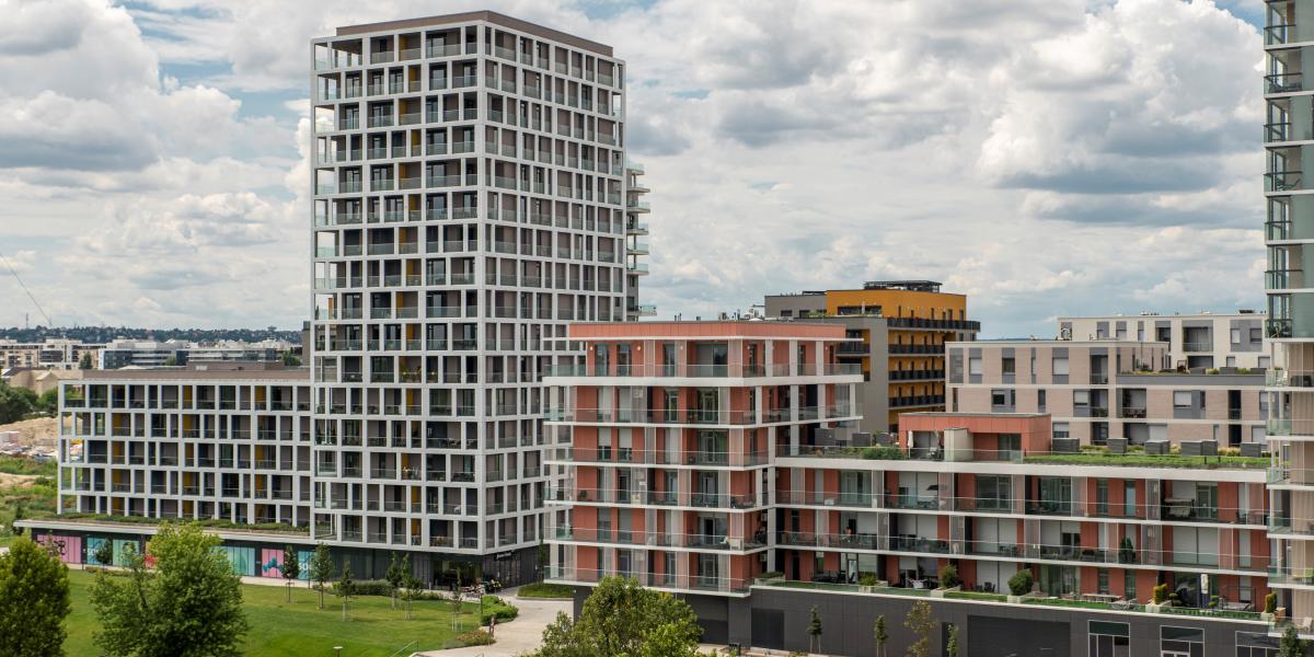 A Budapart épületei 2021-ben