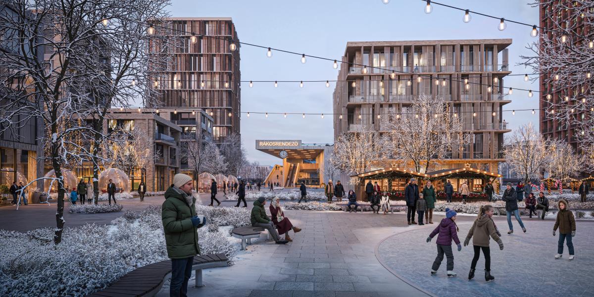 Látványterv a győztes tervpályázatból 