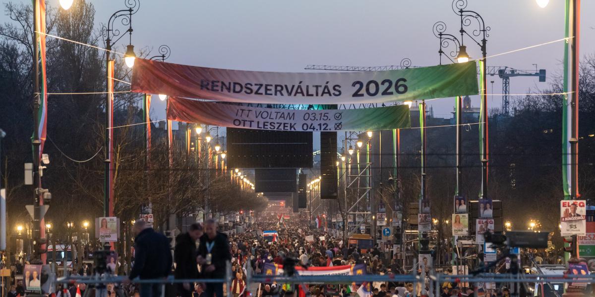 A Tisza Párt március 15-i ünnepi rendezvénye, a Rendszerváltó Nemzeti Menet 