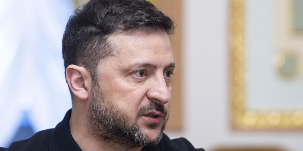 Volodimir Zelenszkij március 15-én.