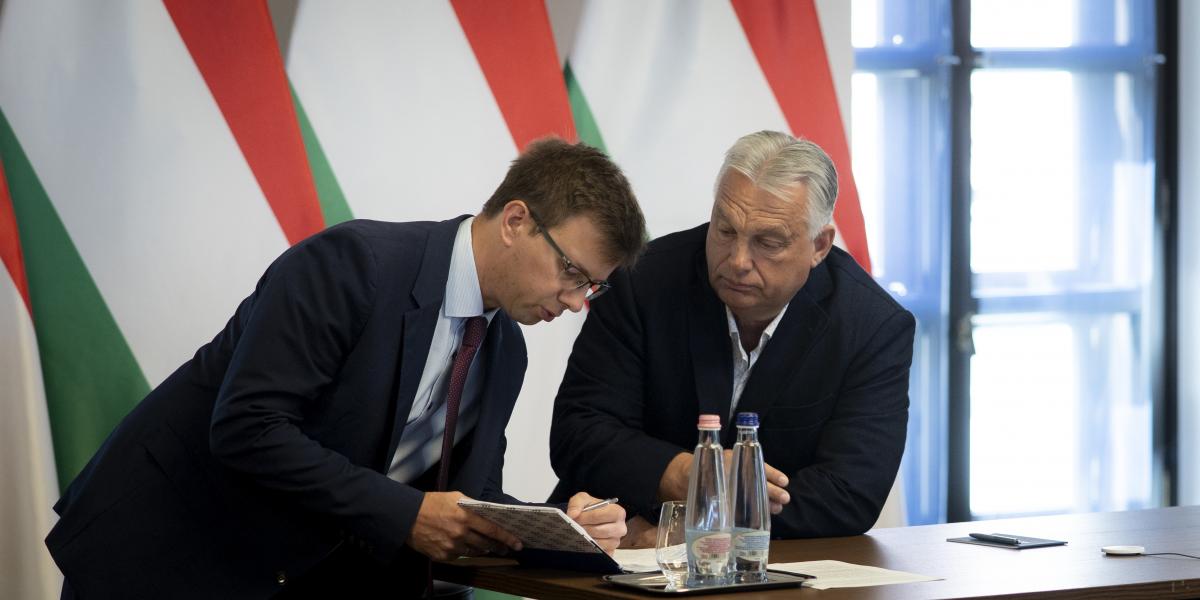 Bóka János és Orbán Viktor 2025. augusztus 19-én.