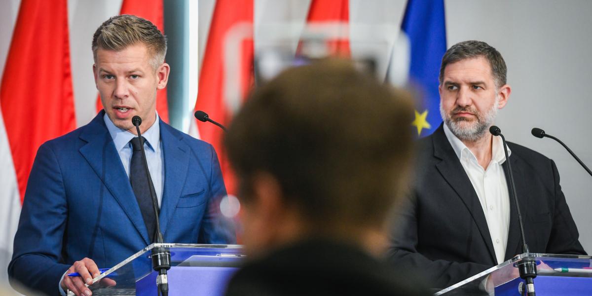 Magyar Péter és Tóth Péter nemzetbiztonsági főtanácsadó - Korábbi felvétel 