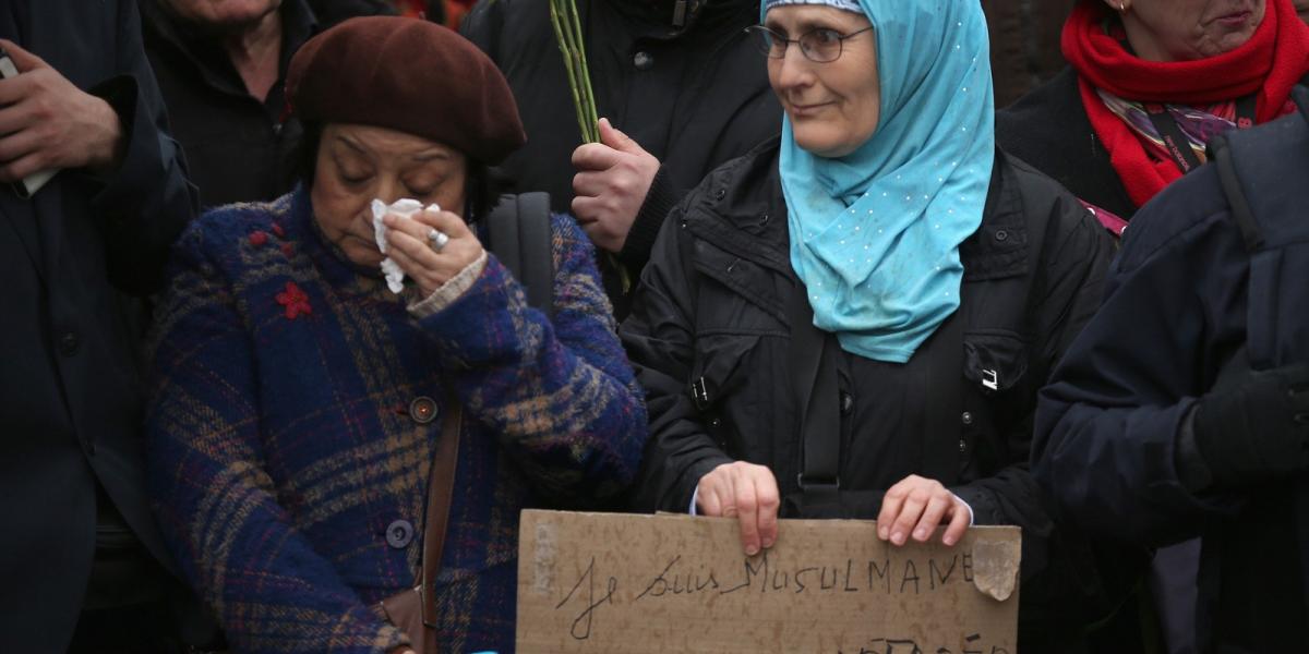 A támadások áldozatainak temetésén Fotó: Christopher Furlong/Getty Images 
