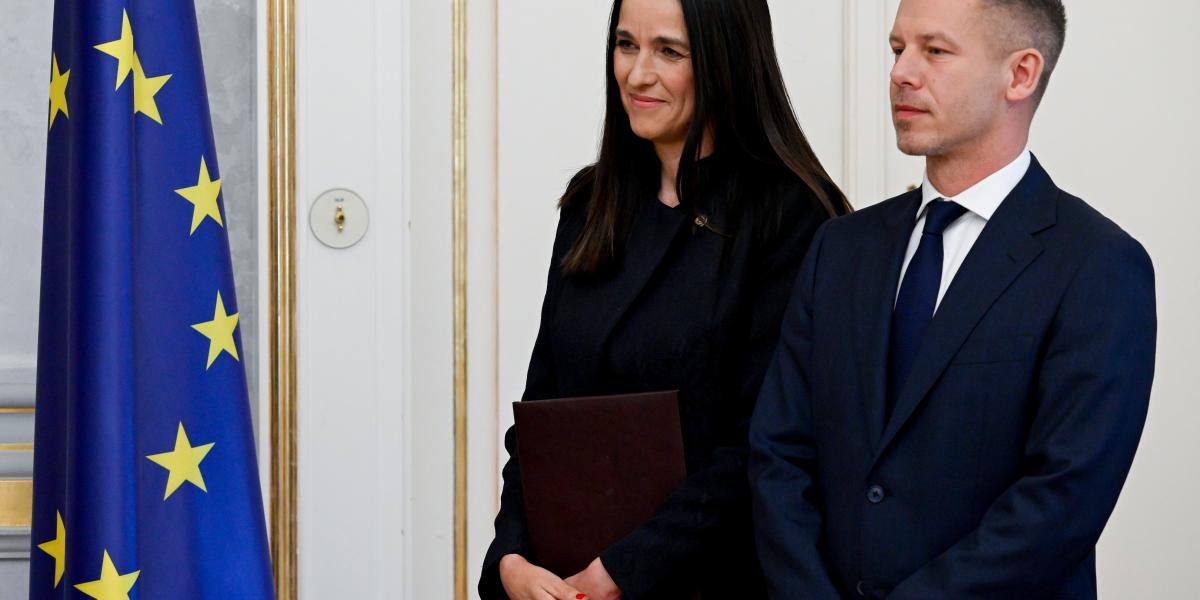Magyar Péter miniszterelnök és Orbán Anita külügyminiszter