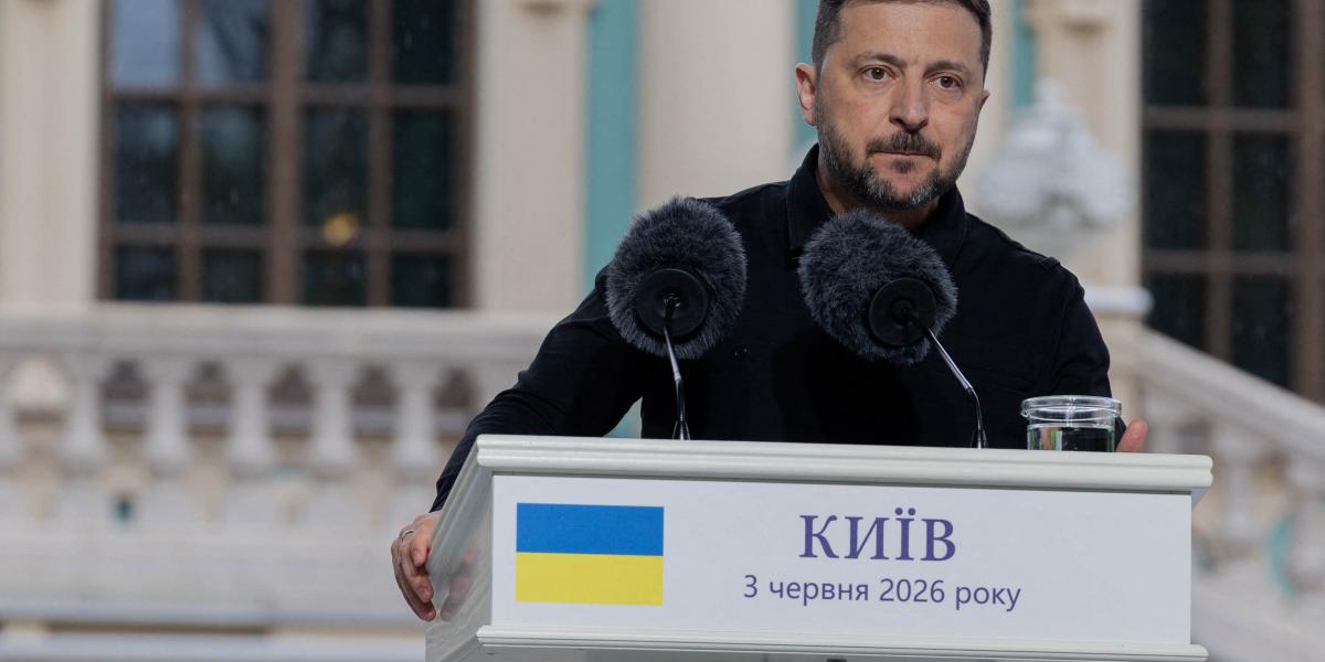 Volodimir Zelenszkij ukrán elnök