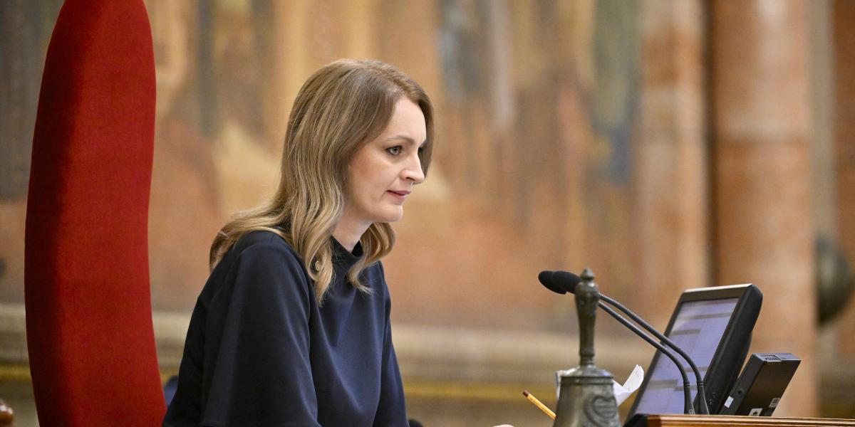 Forsthoffer Ágnes, az Országgyűlés elnöke