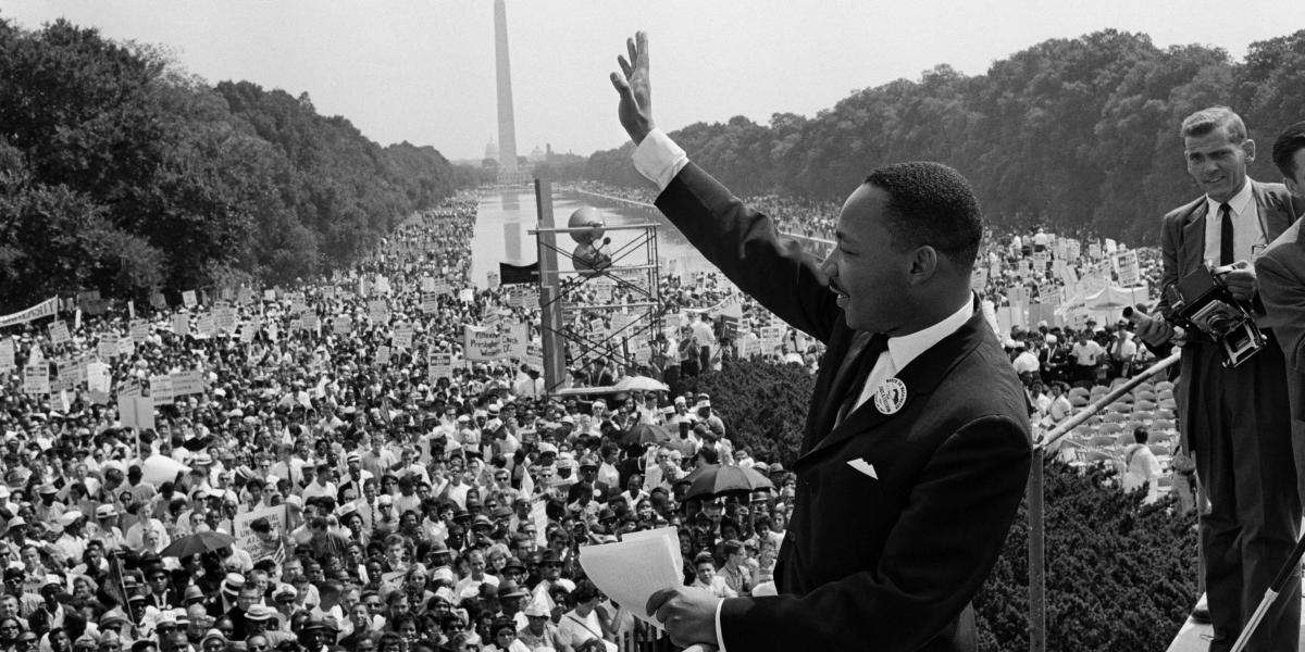 A XX. század morális tetőpontja az 1963-as washingtoni menetelés volt – Martin Luther King (képünkön) szó szerint vette a Függetlenségi nyilatkozatot 