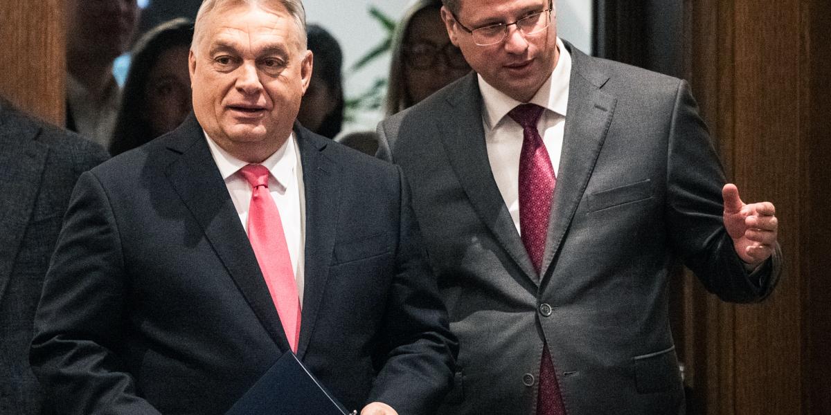 Orbán Viktor és Gulyás Gergely – korábbi felvétel