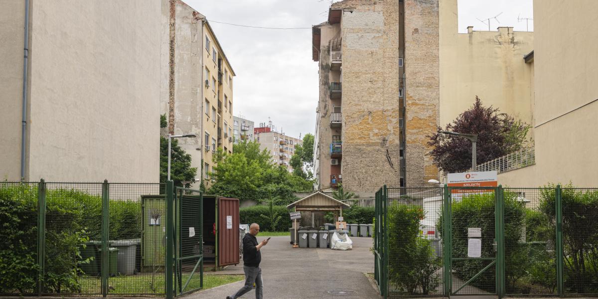 Józsefváros, látkép. Komoly problémák vannak ebben a kerületben is