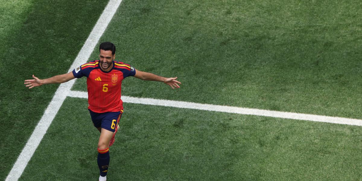 Mikel Merino öröme a győztes gólja után