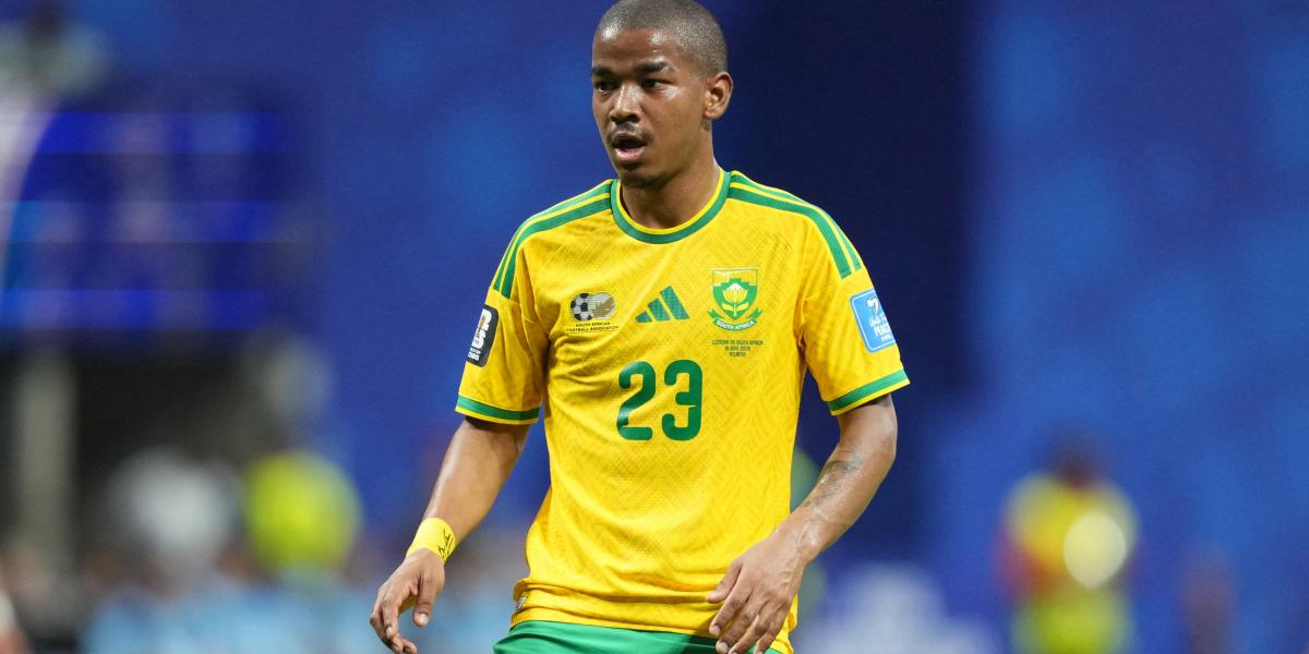 Jayden Adams 2026. június 18-án Dél-Afrika Csehország elleni meccsén