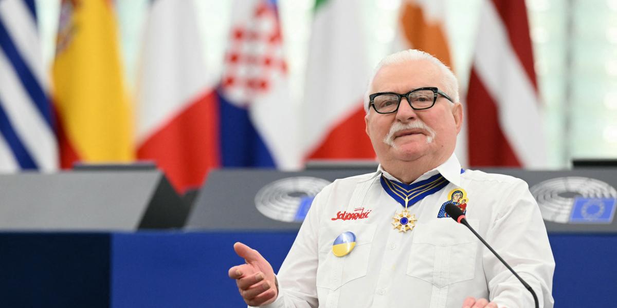 Lech Wałęsa - Korábbi felvétel 
