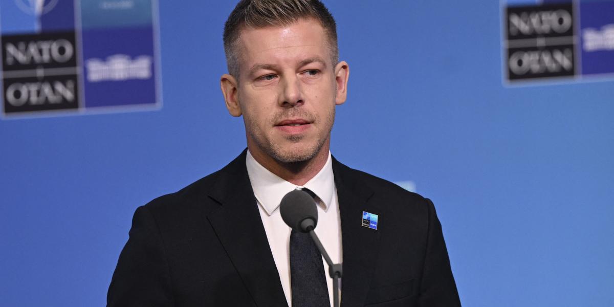Magyar Péter az ankarai NATO-csúcson július 8-án 