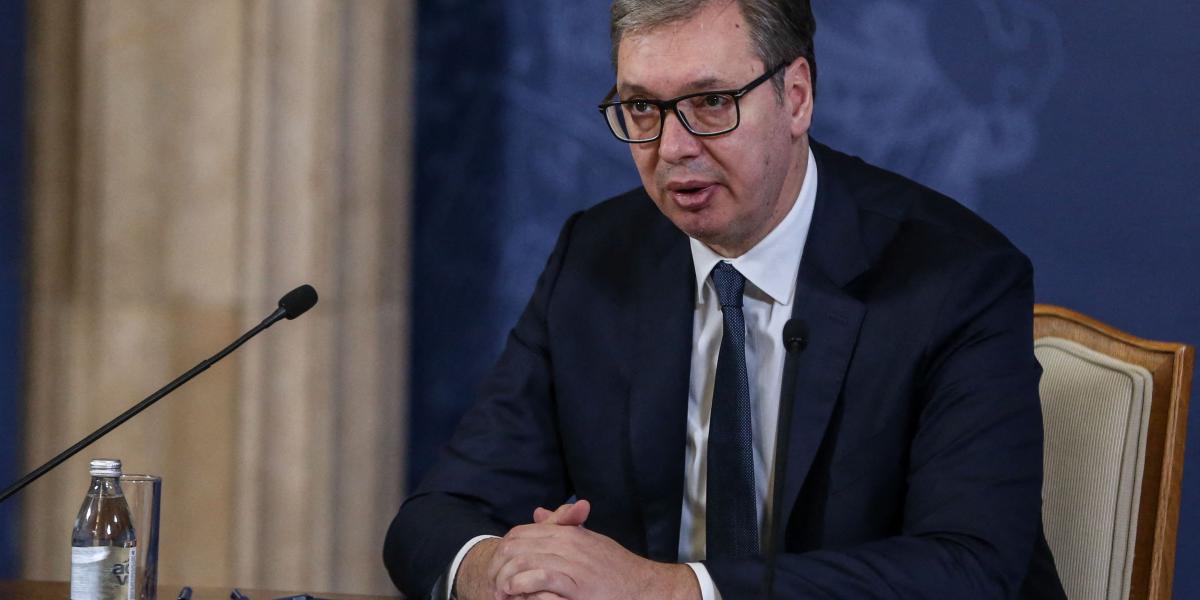 Aleksandar Vučić szerb köztársasági elnök