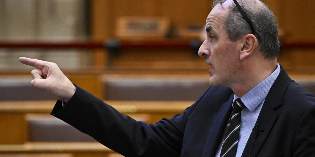 Hegedűs Zsolt az Országgyűlésben – korábbi felvétel
