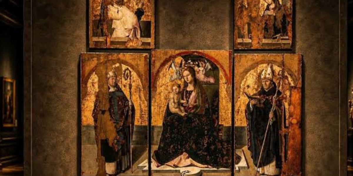 Antonello da Messina : Szent Gergely-poliptichon című festménye 