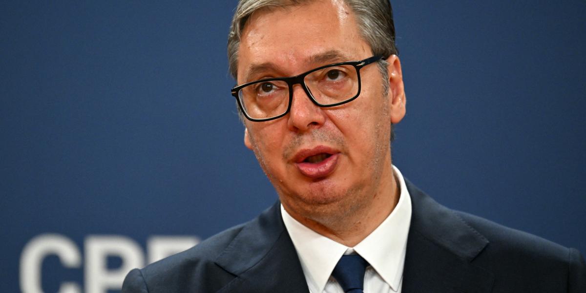 Aleksandar Vučić szerb elnök