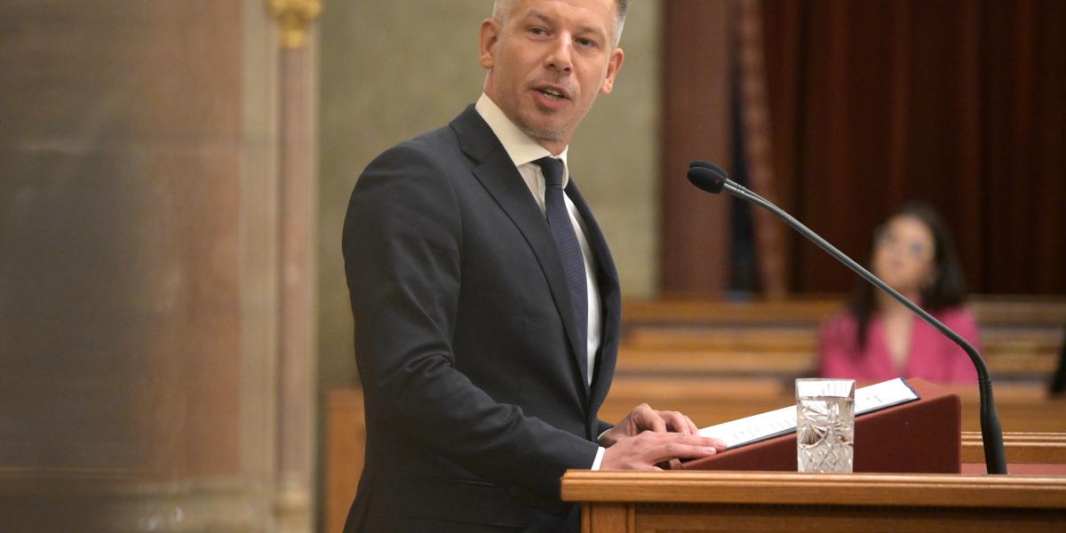 Magyar Péter miniszterelnök napirend előtt szólal fel az Országgyűlés őszi ülésszakának első plenáris ülésén 2026. szeptember 7-én