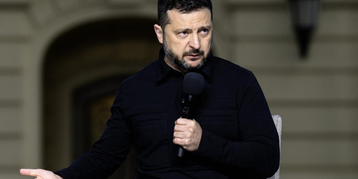 Volomidir Zelenszkij ukrán elnök