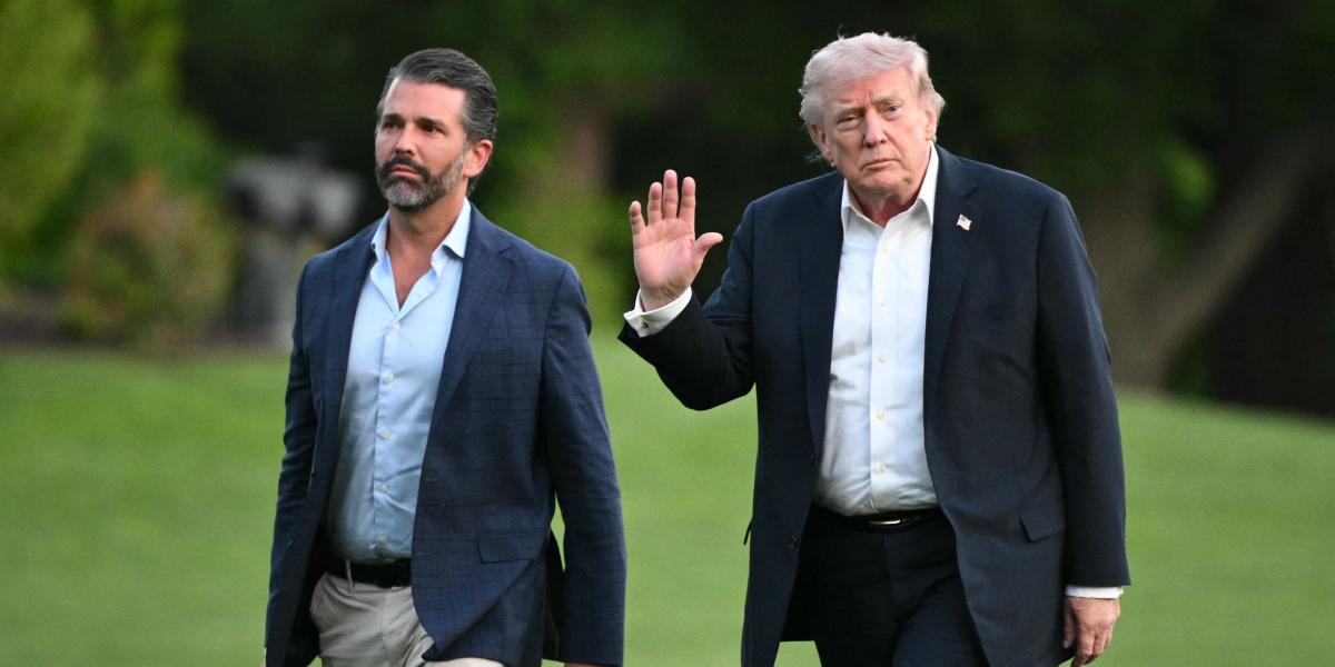Donald Trump Jr. és Donald Trump